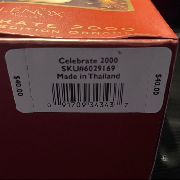 Lenox Ornament Celebrate 2000 Millennium Edition Korbel Champagne Bottle - Picture 11 of 13